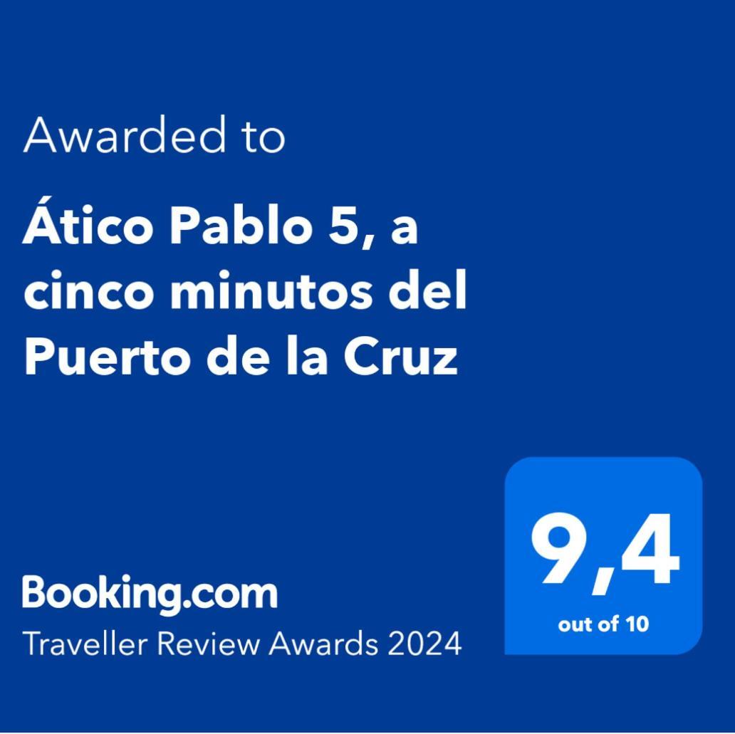 로스 레알레호스 Atico Pablo 5, A Cinco Minutos Del Puerto De La Cruz 아파트 외부 사진